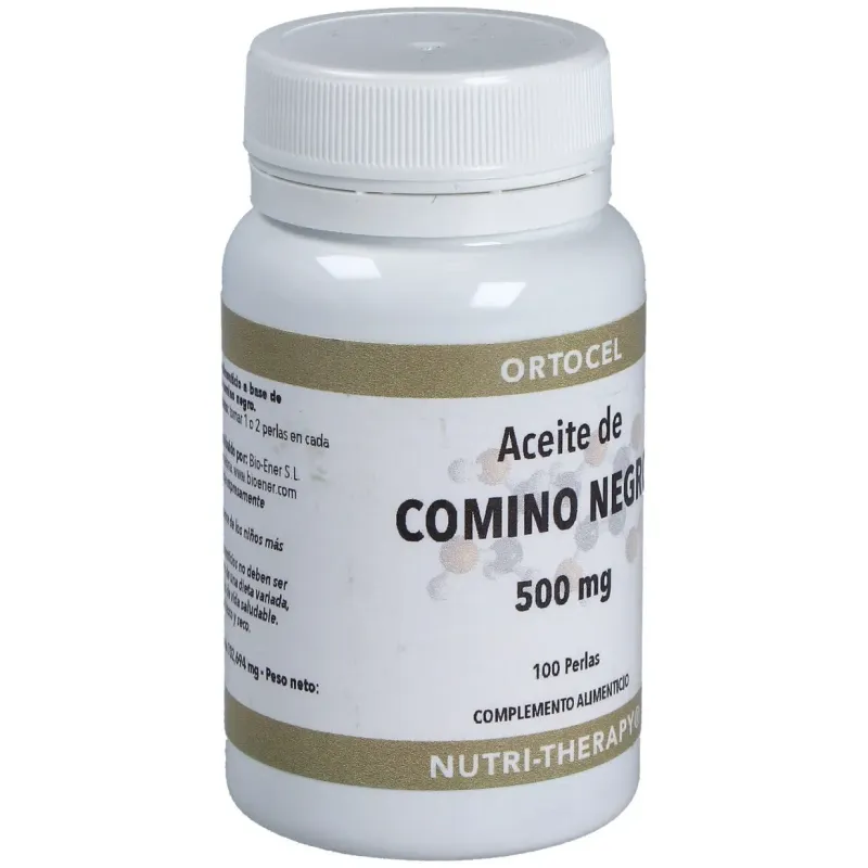 Ortocel aceite de comino negro 500mg 100 perlas | Farmacia Barata Ortocel aceite de comino negro 500mg 100 perlas | Farmacia Barata