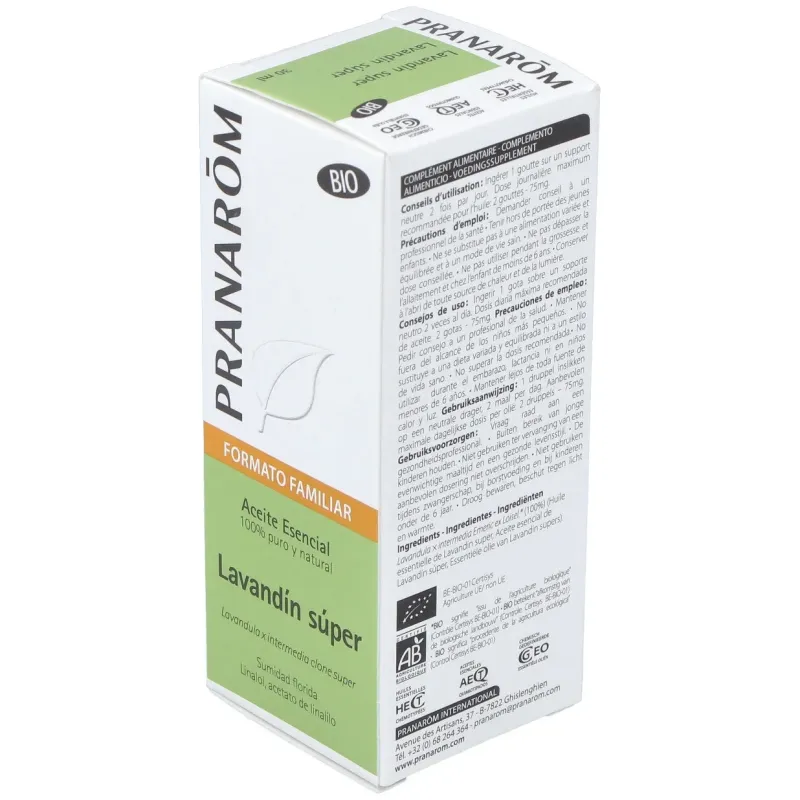Lavandin super aceite esencial bio 30ml. | Farmacia Barata Lavandin super aceite esencial bio 30ml. | Farmacia Barata