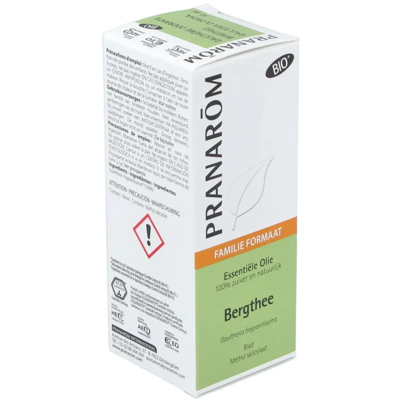 Gaulteria olorosa hoja aceite esencial bio 30ml. | Farmacia Barata Gaulteria olorosa hoja aceite esencial bio 30ml. | Farmacia Barata