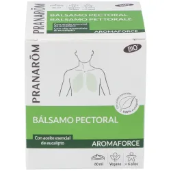 Pranarôm aromaforce bálsamo pectoral bio 80ml