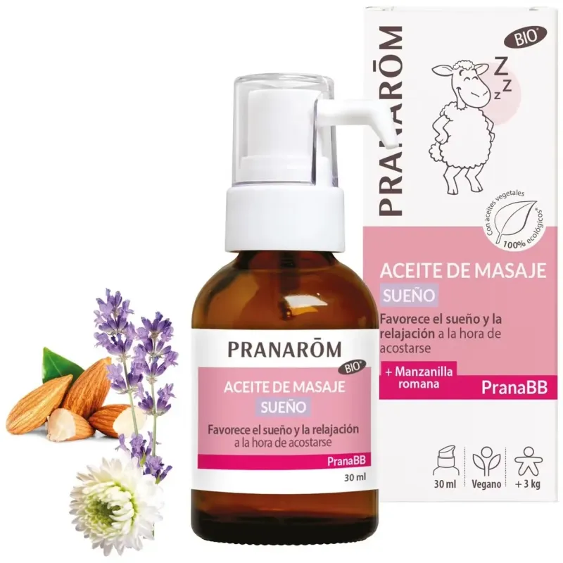 Pranarôm pranabb aceite de masaje sueño bio 30ml | Farmacia Barata