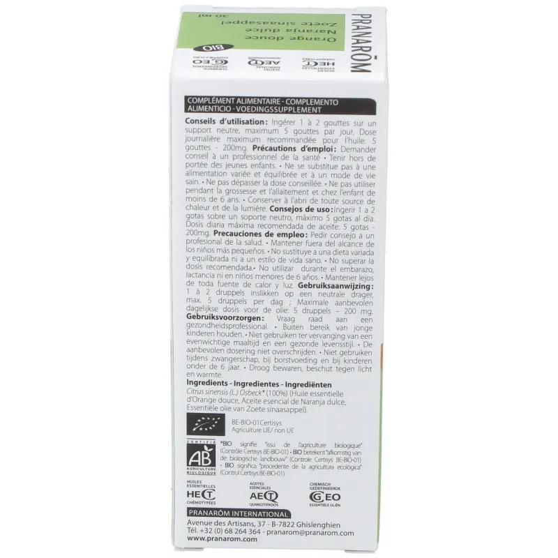 Naranja dulce aceite esencial bio 30ml. | Farmacia Barata Naranja dulce aceite esencial bio 30ml. | Farmacia Barata
