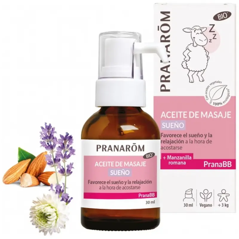 Pranarôm pranabb aceite de masaje sueño bio 30ml | Farmacia Barata