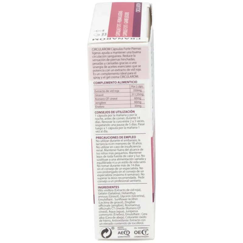 Pranarôm circularom cápsulas forte piernas ligeras 30caps | Farmacia Barata Pranarôm circularom cápsulas forte piernas ligeras 30caps | Farmacia Barata