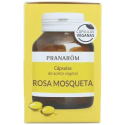 Pranarôm cápsulas de aceite vegetal rosa mosqueta 60caps | Farmacia Barata