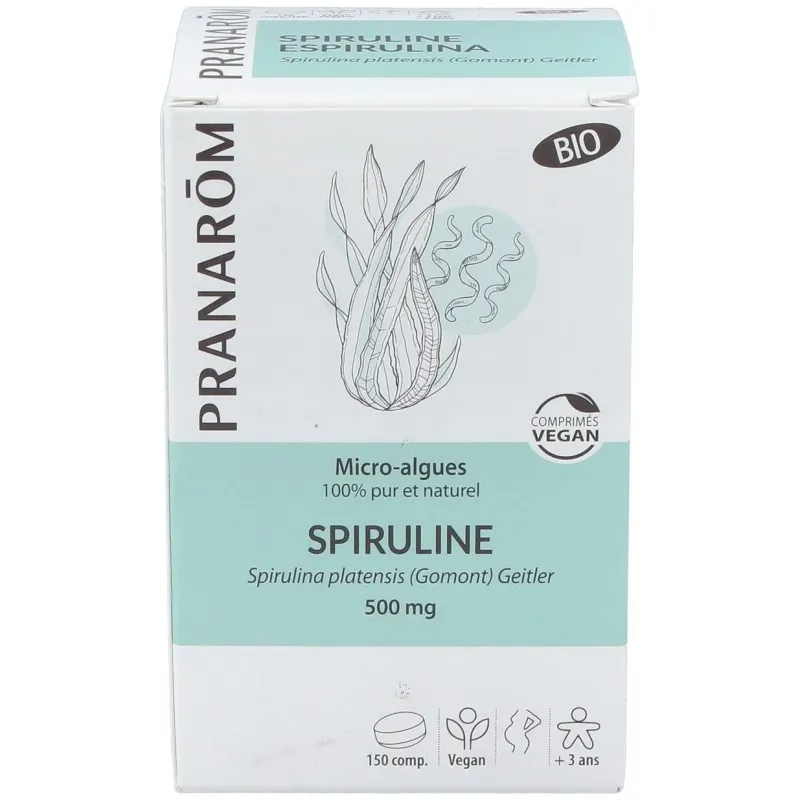 Espirulina micro algas 150comp. bio vegan | Farmacia Barata