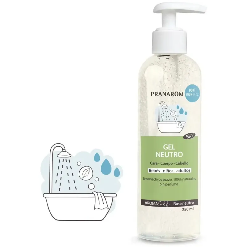 Pranarôm gel neutro bio 250ml | Farmacia Barata Pranarôm gel neutro bio 250ml | Farmacia Barata