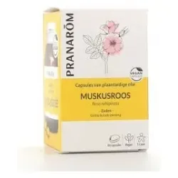 Pranarôm cápsulas de aceite vegetal rosa mosqueta 60caps | Farmacia Barata