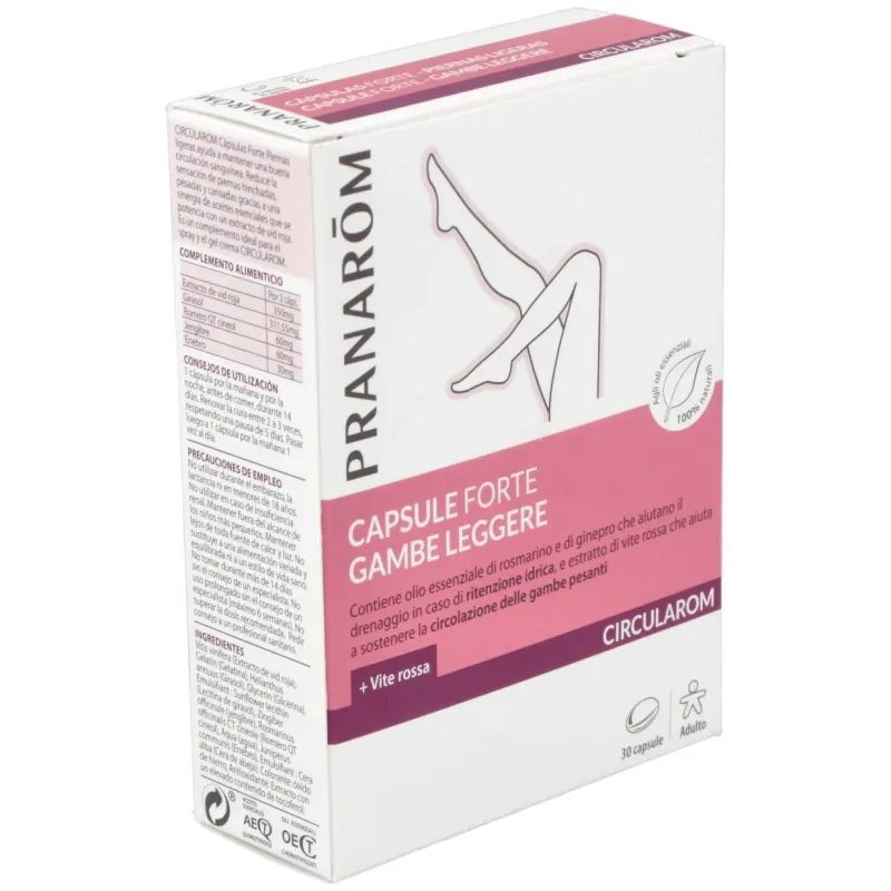 Pranarôm circularom cápsulas forte piernas ligeras 30caps | Farmacia Barata Pranarôm circularom cápsulas forte piernas ligeras 30caps | Farmacia Barata