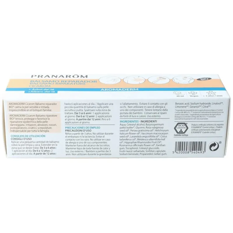 Aromaderm cicarom balsamo reparador 40ml. bio | Farmacia Barata Aromaderm cicarom balsamo reparador 40ml. bio | Farmacia Barata