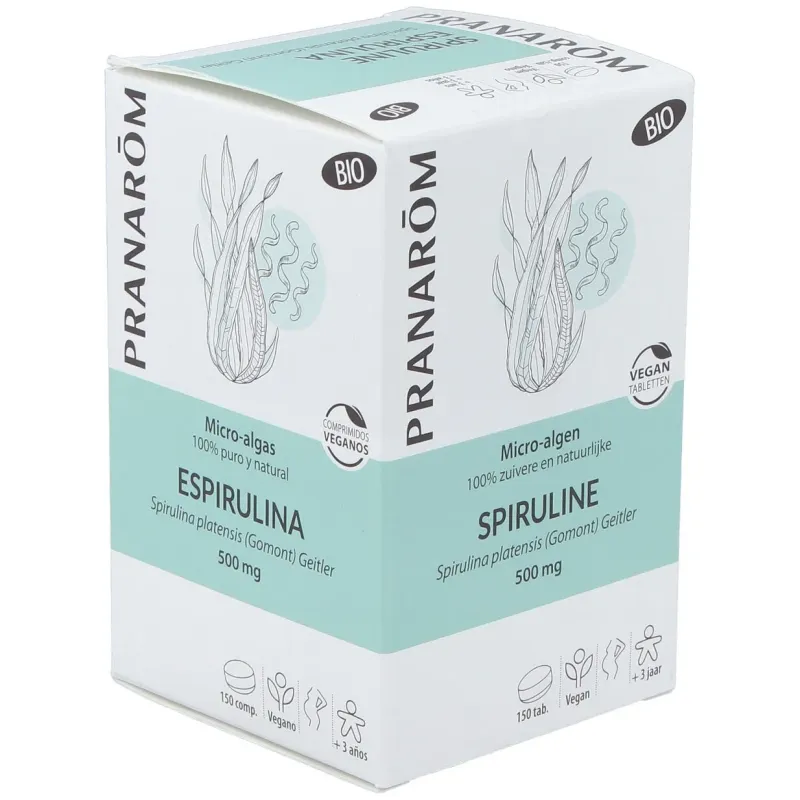 Espirulina micro algas 150comp. bio vegan | Farmacia Barata