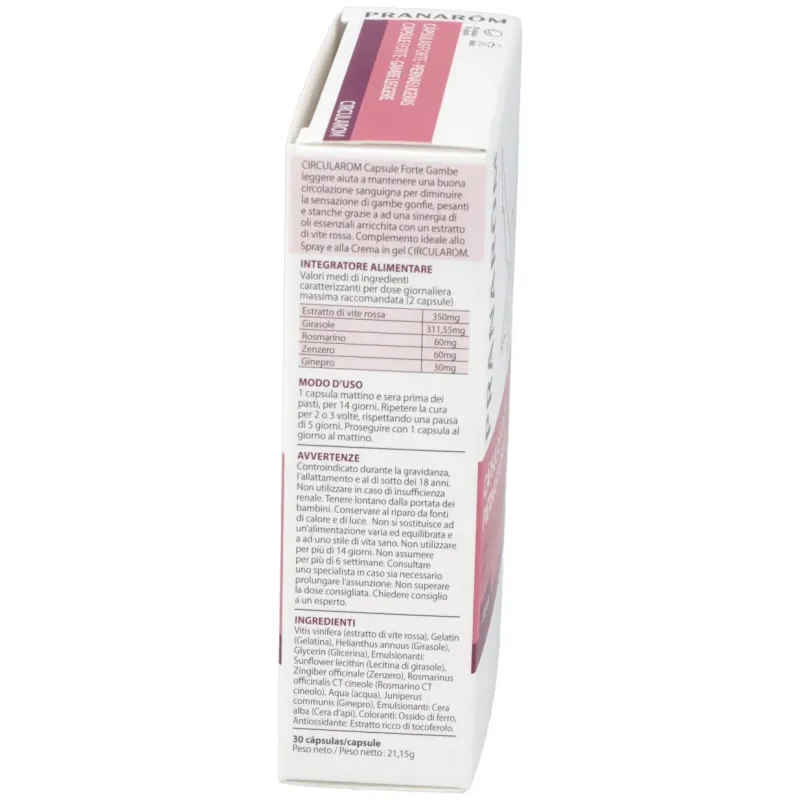 Pranarôm circularom cápsulas forte piernas ligeras 30caps | Farmacia Barata Pranarôm circularom cápsulas forte piernas ligeras 30caps | Farmacia Barata