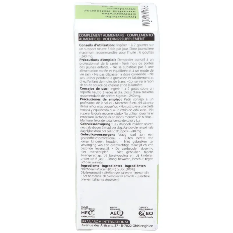 Siempreviva amarilla sumidad florida 5ml. | Farmacia Barata