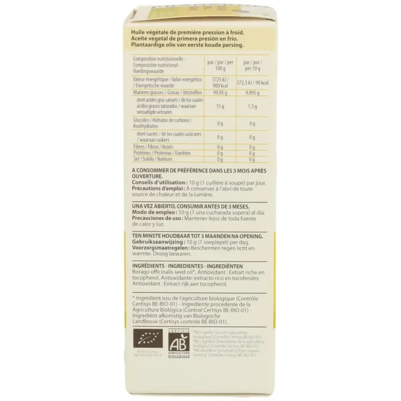 Pranarôm aceite vegetal borraja 50ml | Farmacia Barata Pranarôm aceite vegetal borraja 50ml | Farmacia Barata