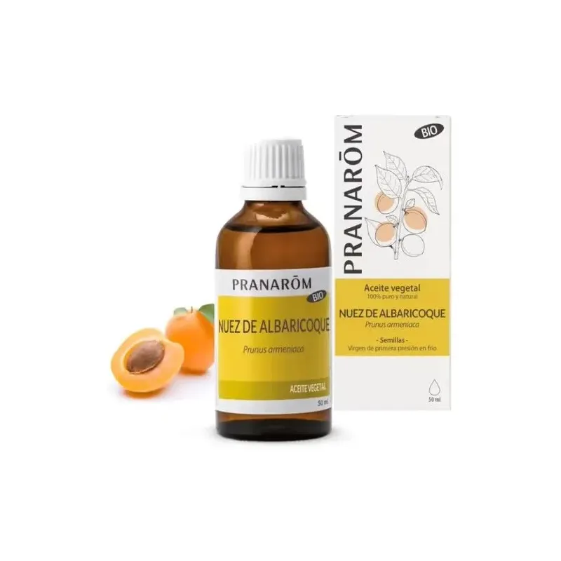 Pranarôm aceite vegetal nuez de albaricoque bio* 50 ml | Farmacia Barata Pranarôm aceite vegetal nuez de albaricoque bio* 50 ml | Farmacia Barata