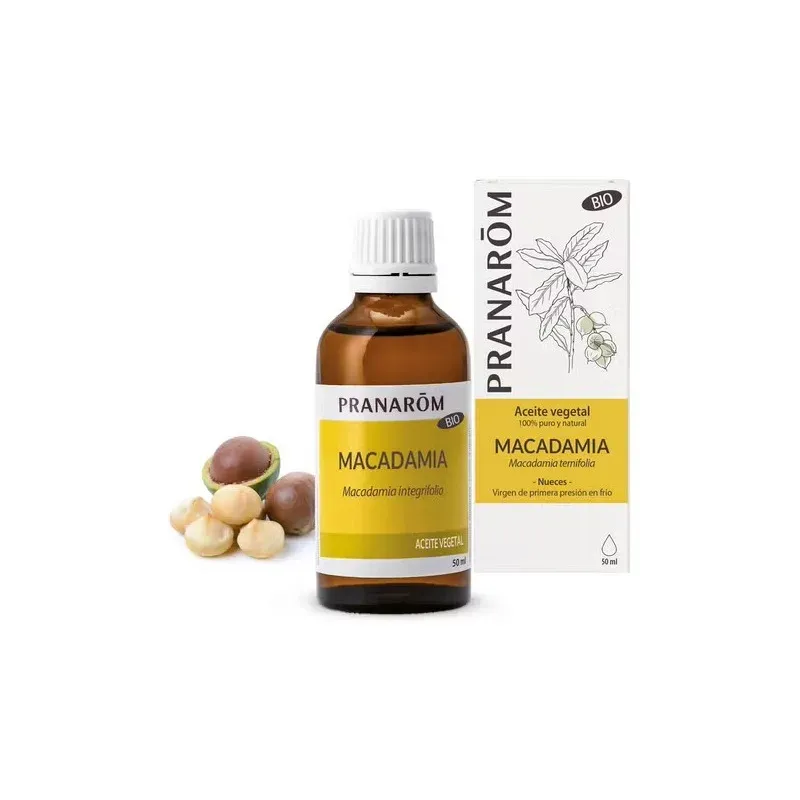 Pranarôm aceite vegetal macadamia 50ml | Farmacia Barata Pranarôm aceite vegetal macadamia 50ml | Farmacia Barata