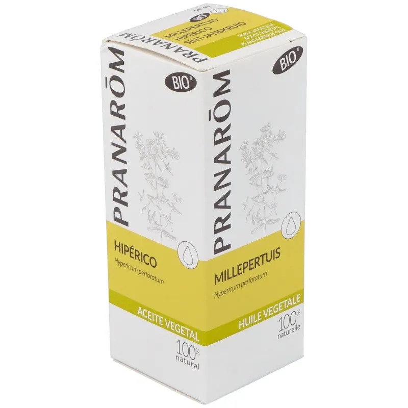 Pranarôm aceite vegetal hipérico bio 50ml | Farmacia Barata Pranarôm aceite vegetal hipérico bio 50ml | Farmacia Barata