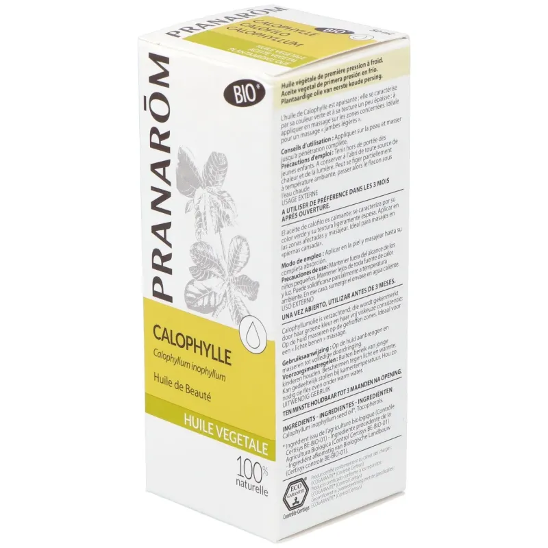 Pranarôm bio aceite vegetal calófilo 50ml | Farmacia Barata Pranarôm bio aceite vegetal calófilo 50ml | Farmacia Barata