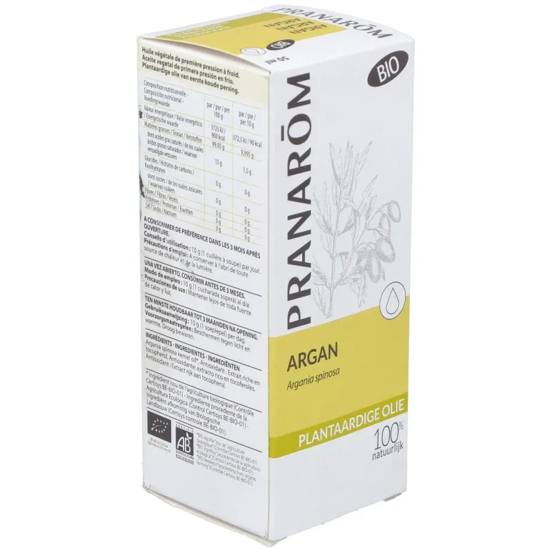 Pranarôm aceite vegetal de argán bio 50ml | Farmacia Barata
