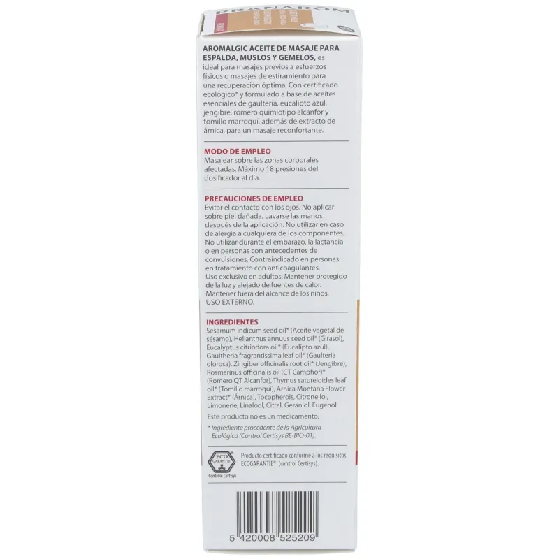 Aromalgic a.masaje 100ml. | Farmacia Barata
