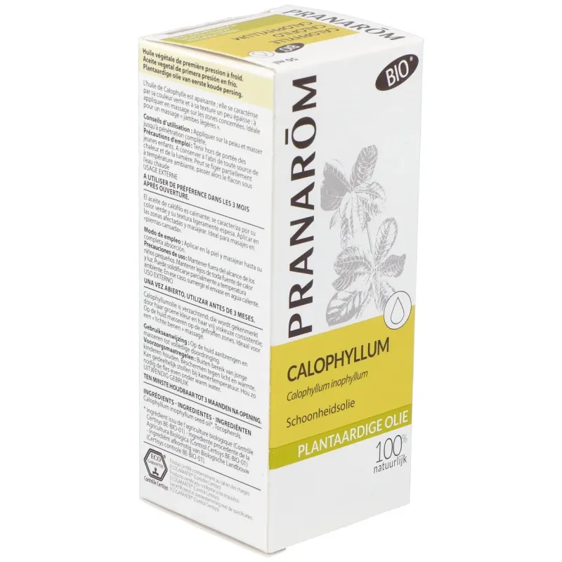 Pranarôm bio aceite vegetal calófilo 50ml | Farmacia Barata Pranarôm bio aceite vegetal calófilo 50ml | Farmacia Barata
