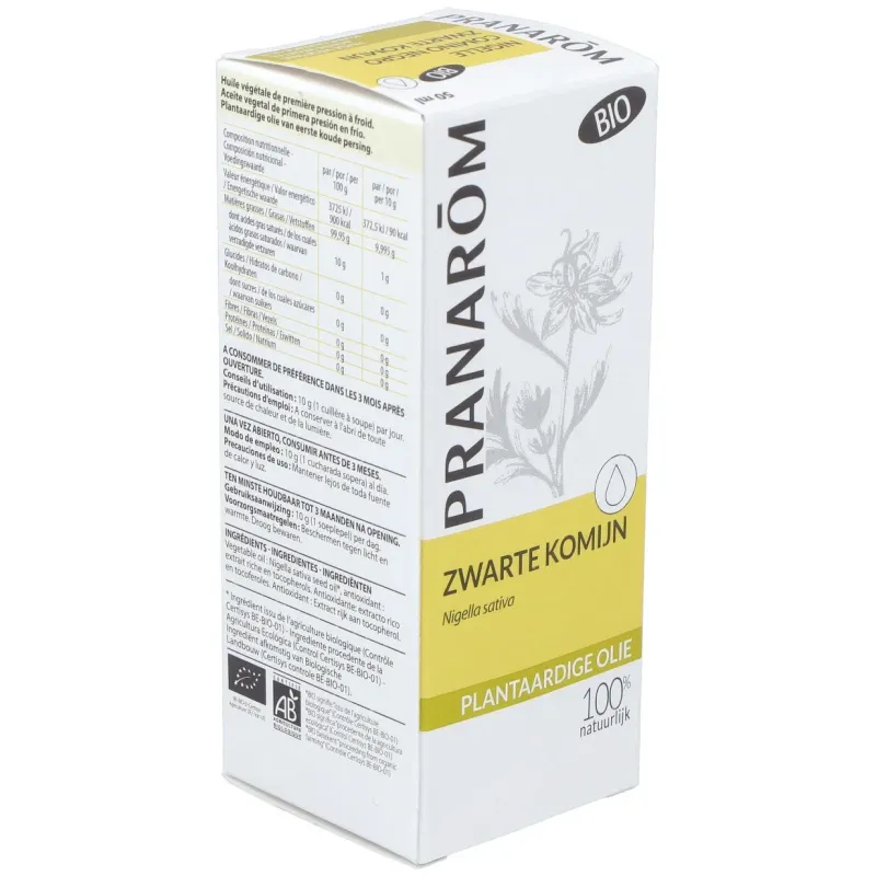 Pranarôm aceite vegetal comino negro bio 50ml | Farmacia Barata Pranarôm aceite vegetal comino negro bio 50ml | Farmacia Barata
