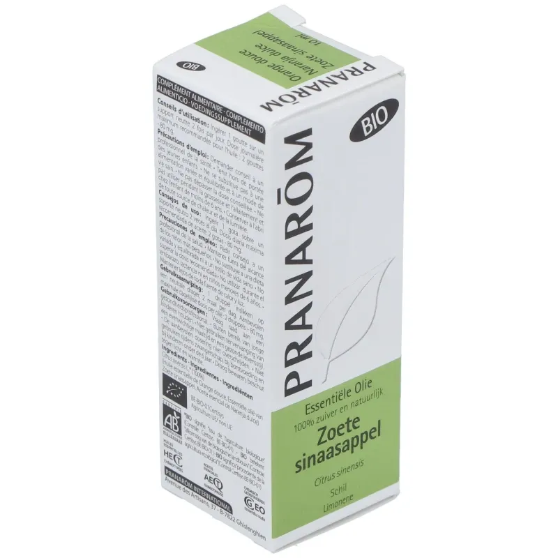 Pranarôm aceite esencial de naranja dulce bio 10ml | Farmacia Barata