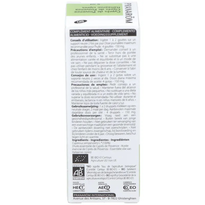 Cipres provenza aceite esencial bio 5ml. | Farmacia Barata Cipres provenza aceite esencial bio 5ml. | Farmacia Barata