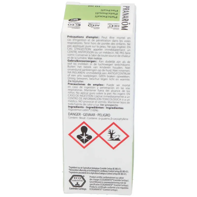 Patchuli (pachuli) hoja aceite esencial bio 10ml. | Farmacia Barata Patchuli (pachuli) hoja aceite esencial bio 10ml. | Farmacia Barata
