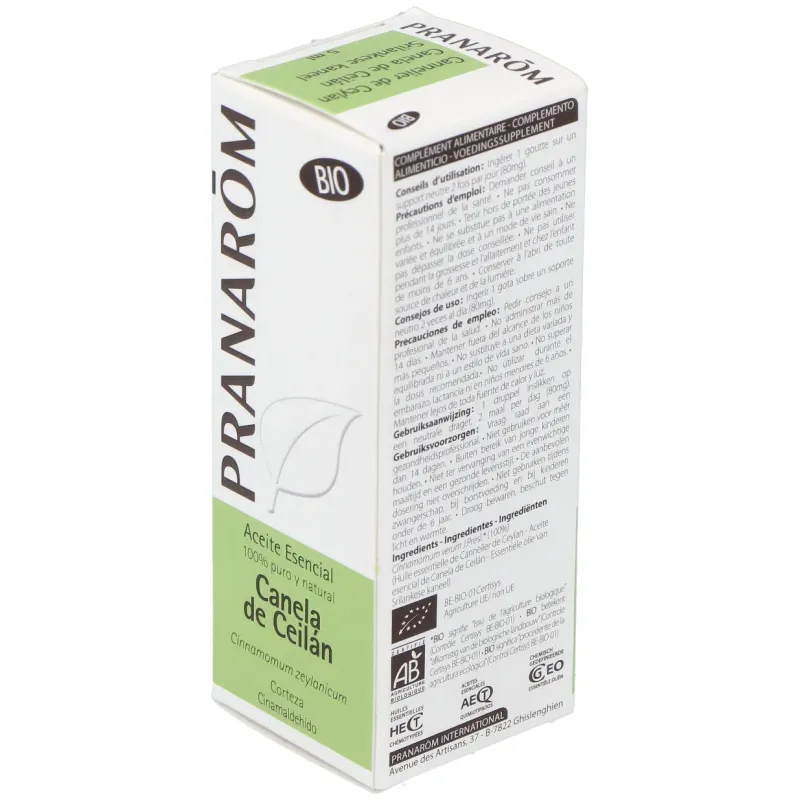 Canela de ceylan aceite esencial bio 5ml. | Farmacia Barata