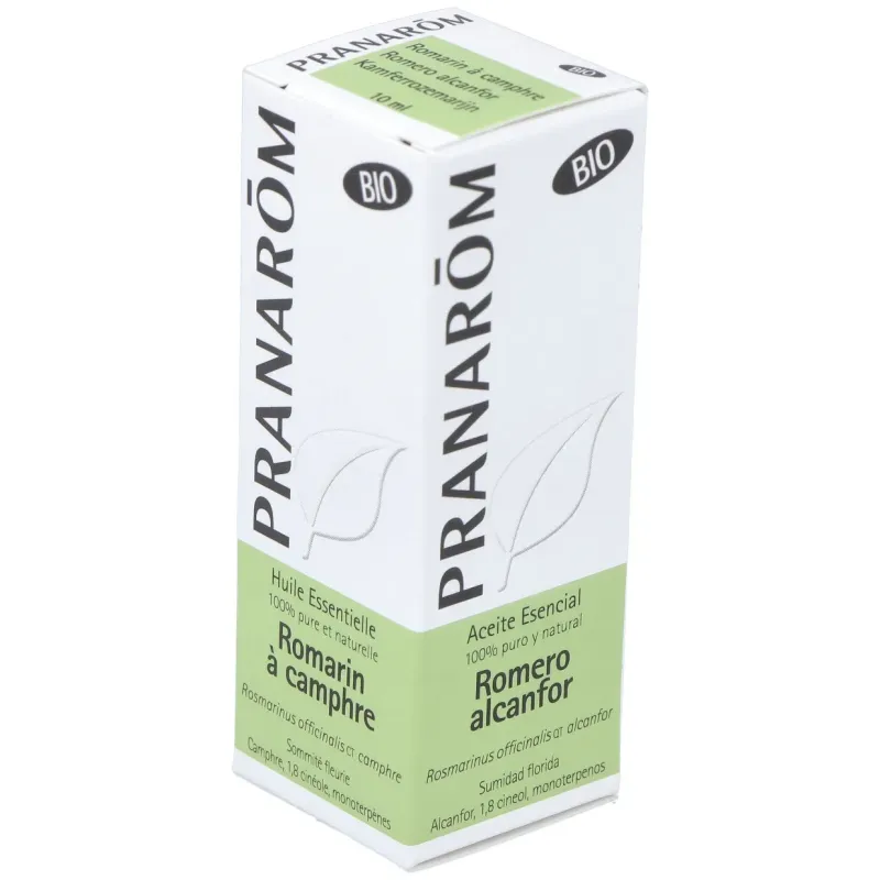 Pranarôm aceite esencial de romero alcanfor bio 10ml | Farmacia Barata Pranarôm aceite esencial de romero alcanfor bio 10ml | Farmacia Barata
