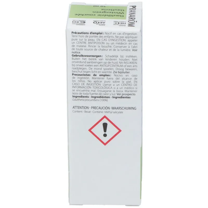 Pranarôm aceite esencial de gaulteria 10ml | Farmacia Barata Pranarôm aceite esencial de gaulteria 10ml | Farmacia Barata