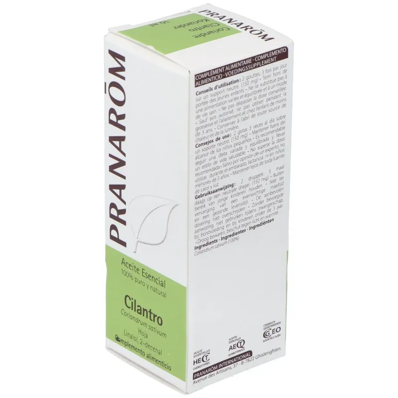 Pranarôm aceite esencial de cilantro 10ml | Farmacia Barata Pranarôm aceite esencial de cilantro 10ml | Farmacia Barata