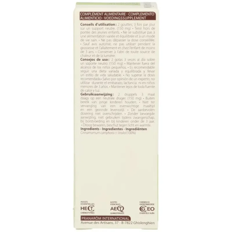 Pranarôm aceite esencial de palo de ho 10ml | Farmacia Barata