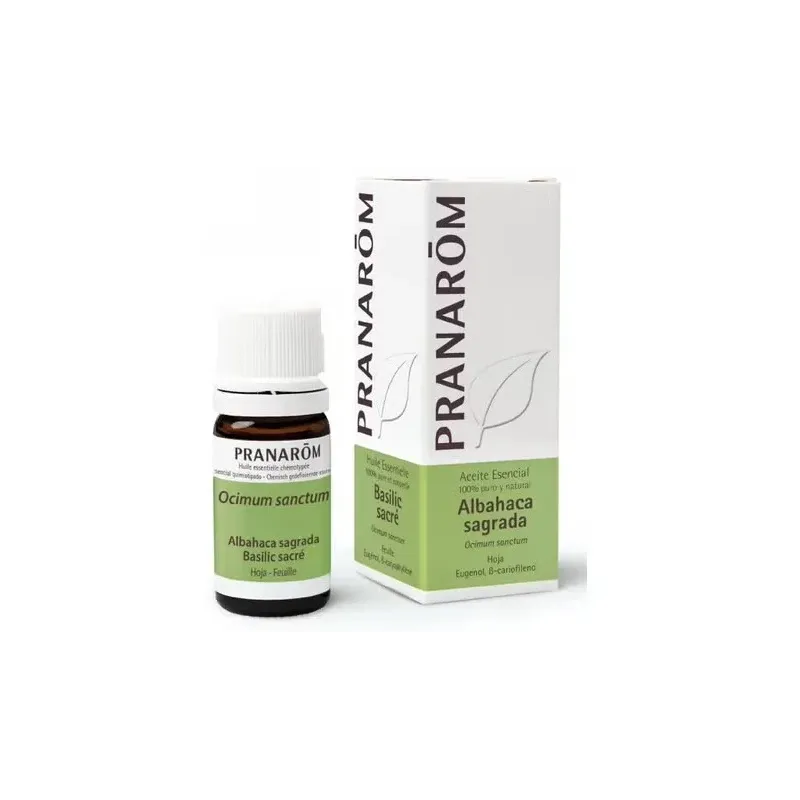 Pranarôm aceite esencial albahaca sagrada 5 ml | Farmacia Barata