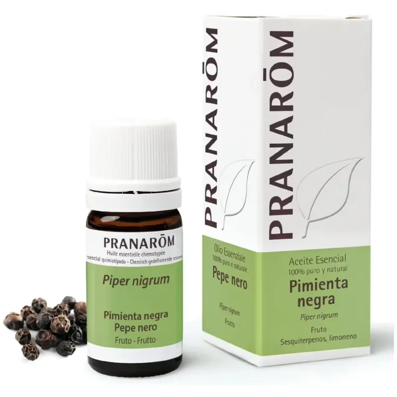 Pranarôm aceite esencial de pimienta negra 5ml | Farmacia Barata