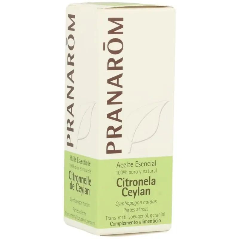 Pranarôm aceite esencial de citronela ceylan 10ml | Farmacia Barata