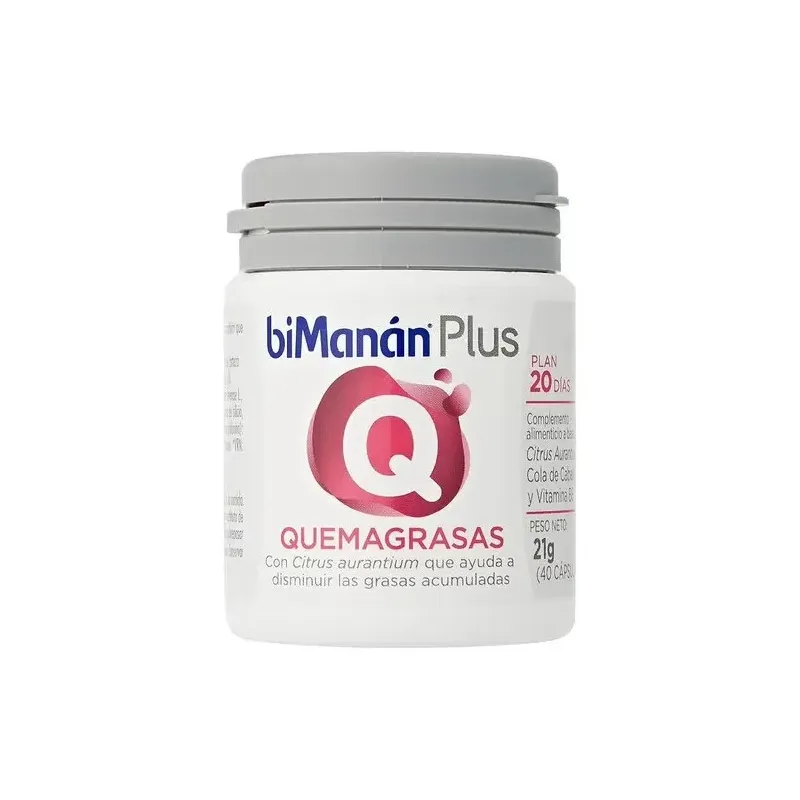 Bimanan plus q quemagrasas 40cap. | Farmacia Barata