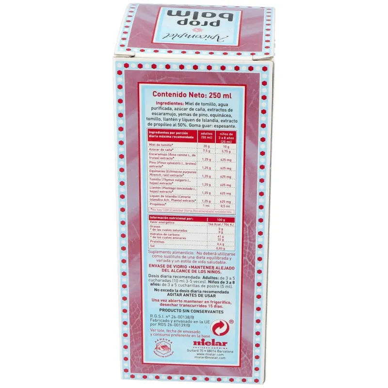 Prop balm jarabe 250ml. | Farmacia Barata