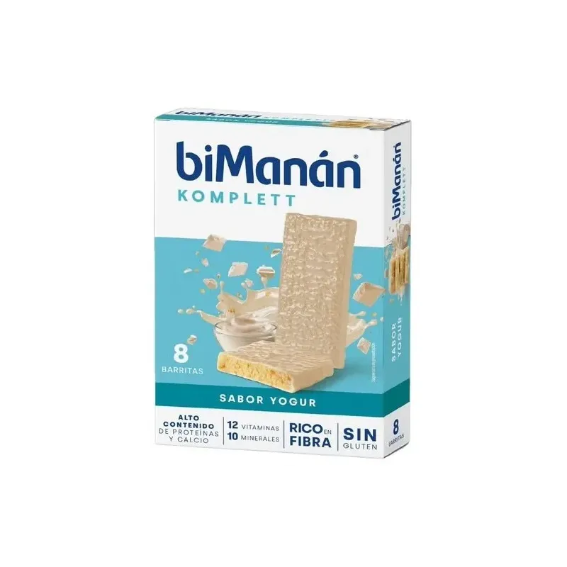 Bekomplett barritas yogur 8uds | Farmacia Barata