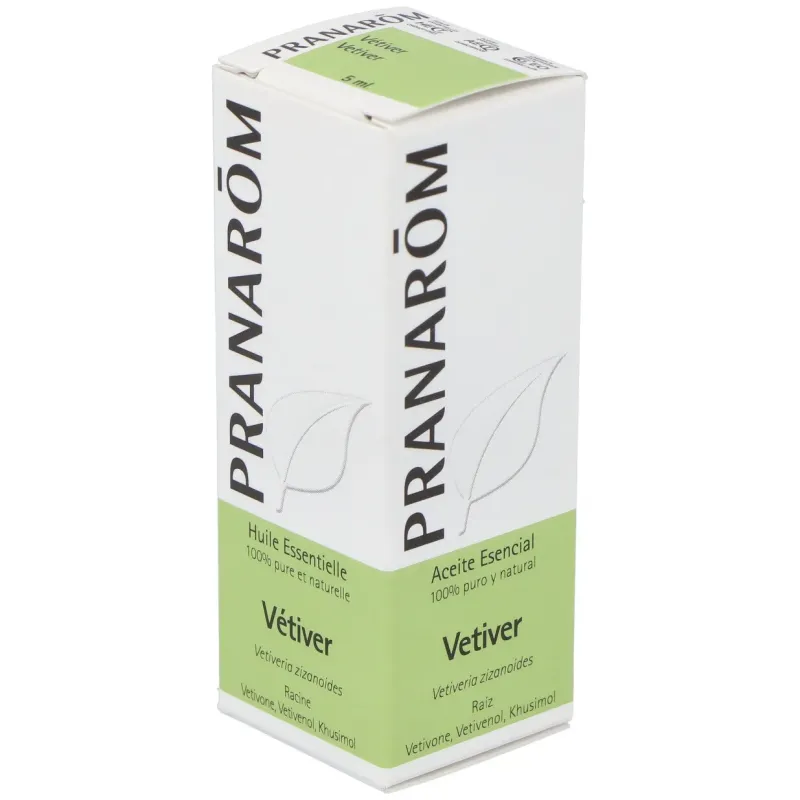 Pranarôm aceite esencial vetiver 5 ml | Farmacia Barata Pranarôm aceite esencial vetiver 5 ml | Farmacia Barata