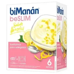 Bimanán natillas sustitutivas sabor limón 6uds | Farmacia Barata
