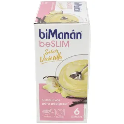 Bimanán® beslim natillas vainilla 6 sobres | Farmacia Barata