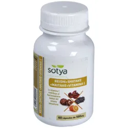 Sotya reishi maitake y shiitake 60cáps