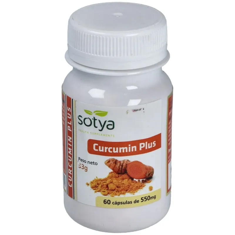 Sotya curcumin plus 60 cápsulas 550mg | Farmacia Barata