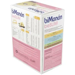 Bimanán® beslim natillas vainilla 6 sobres | Farmacia Barata