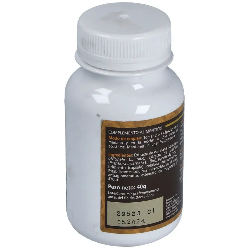 Valeriana y pasiflora 450mg. 90cap. | Farmacia Barata Valeriana y pasiflora 450mg. 90cap. | Farmacia Barata