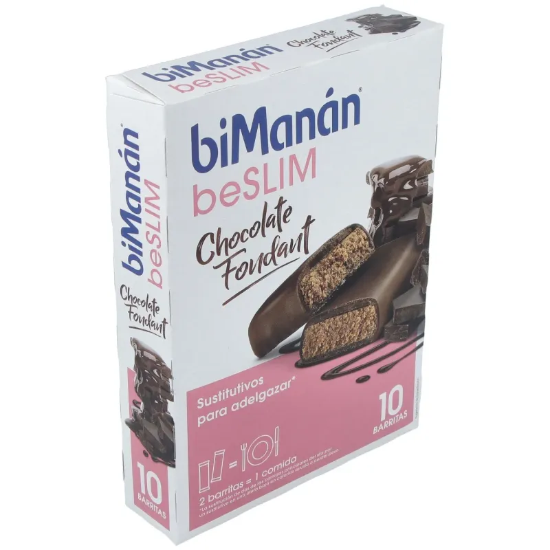 Barritas chocolate fondant 10ud. | Farmacia Barata