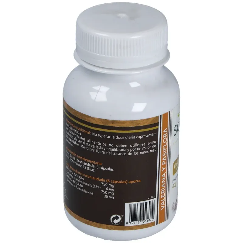 Valeriana y pasiflora 450mg. 90cap. | Farmacia Barata Valeriana y pasiflora 450mg. 90cap. | Farmacia Barata