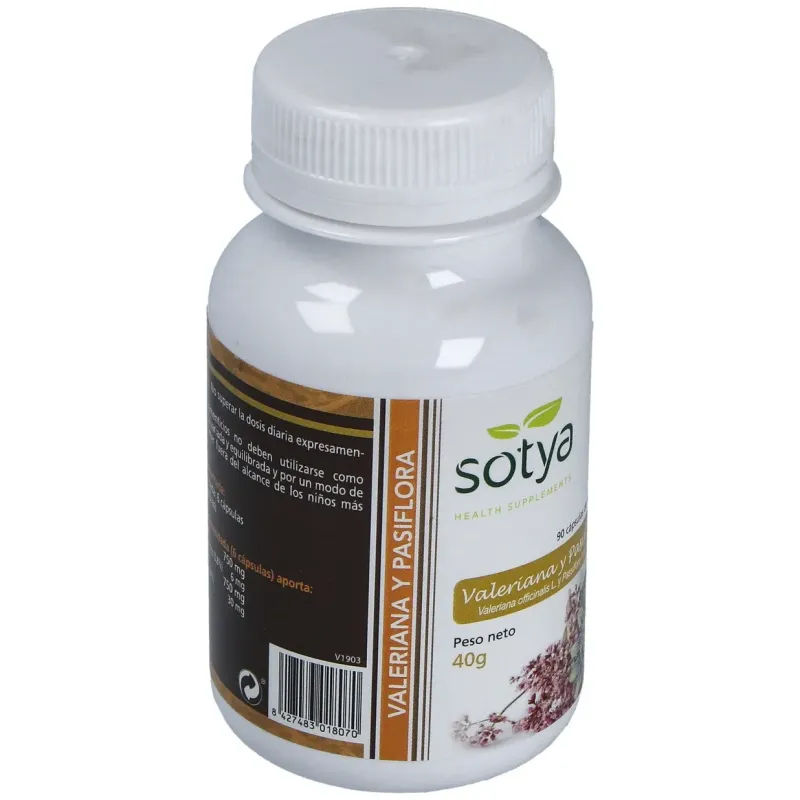 Valeriana y pasiflora 450mg. 90cap. | Farmacia Barata Valeriana y pasiflora 450mg. 90cap. | Farmacia Barata